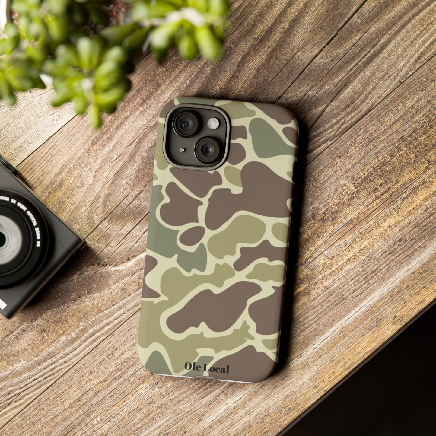 Ole Local Green Duck Camo Phone Case