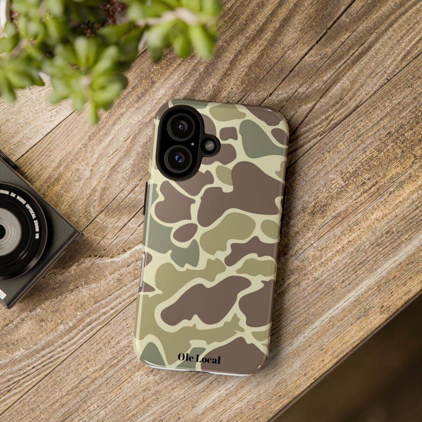 Ole Local Green Duck Camo Phone Case