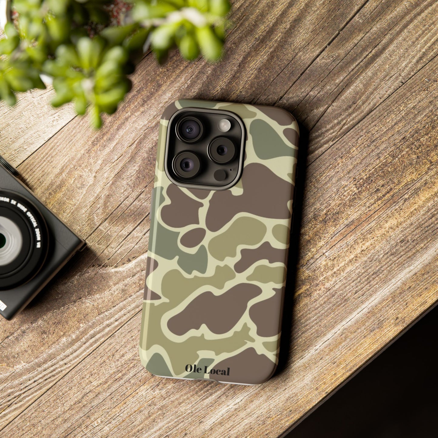 Ole Local Green Duck Camo Phone Case