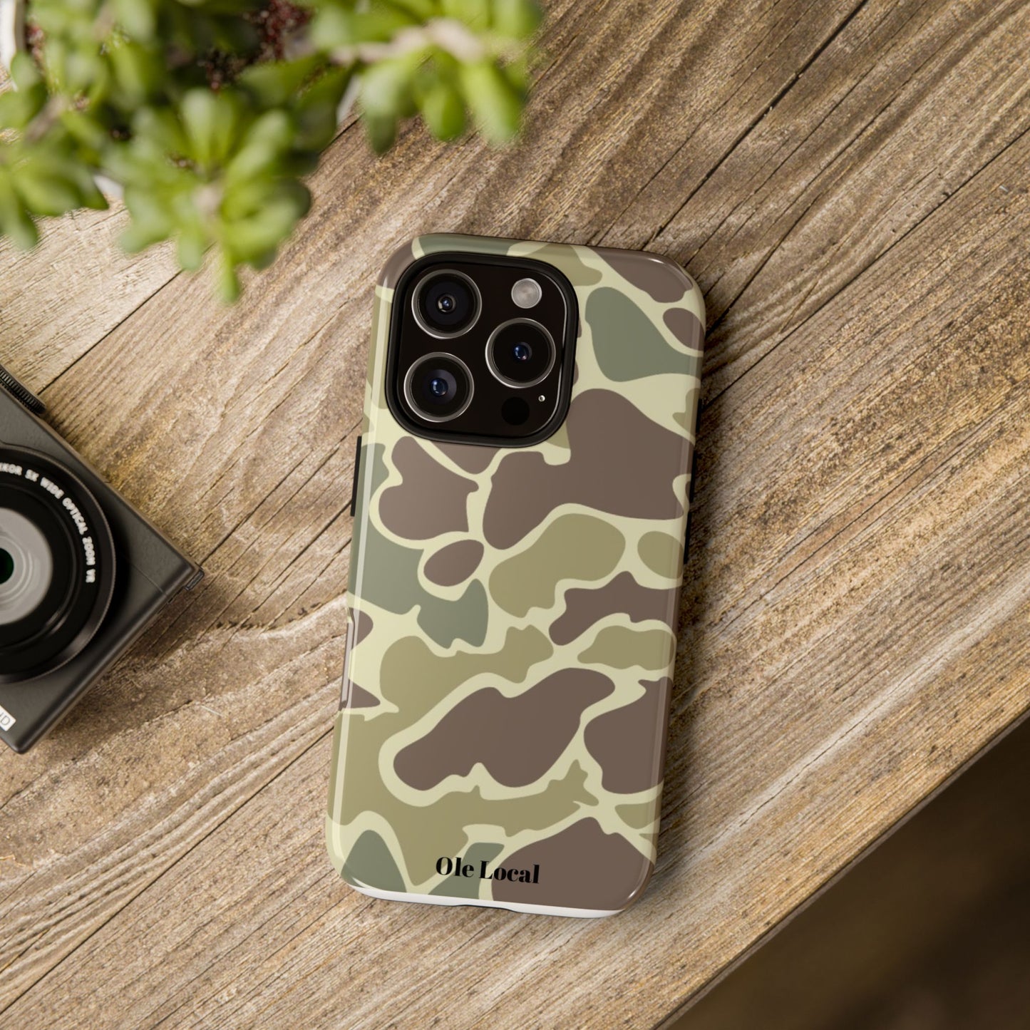 Ole Local Green Duck Camo Phone Case