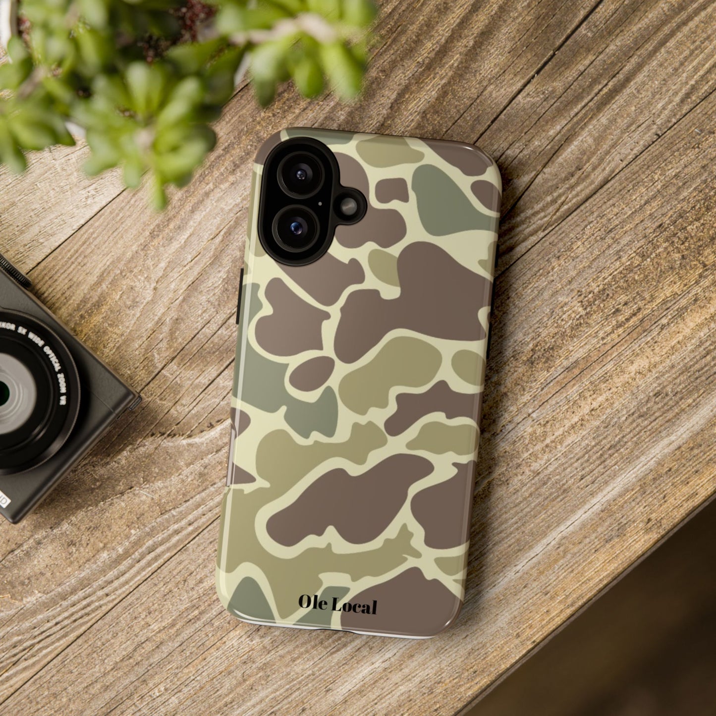 Ole Local Green Duck Camo Phone Case