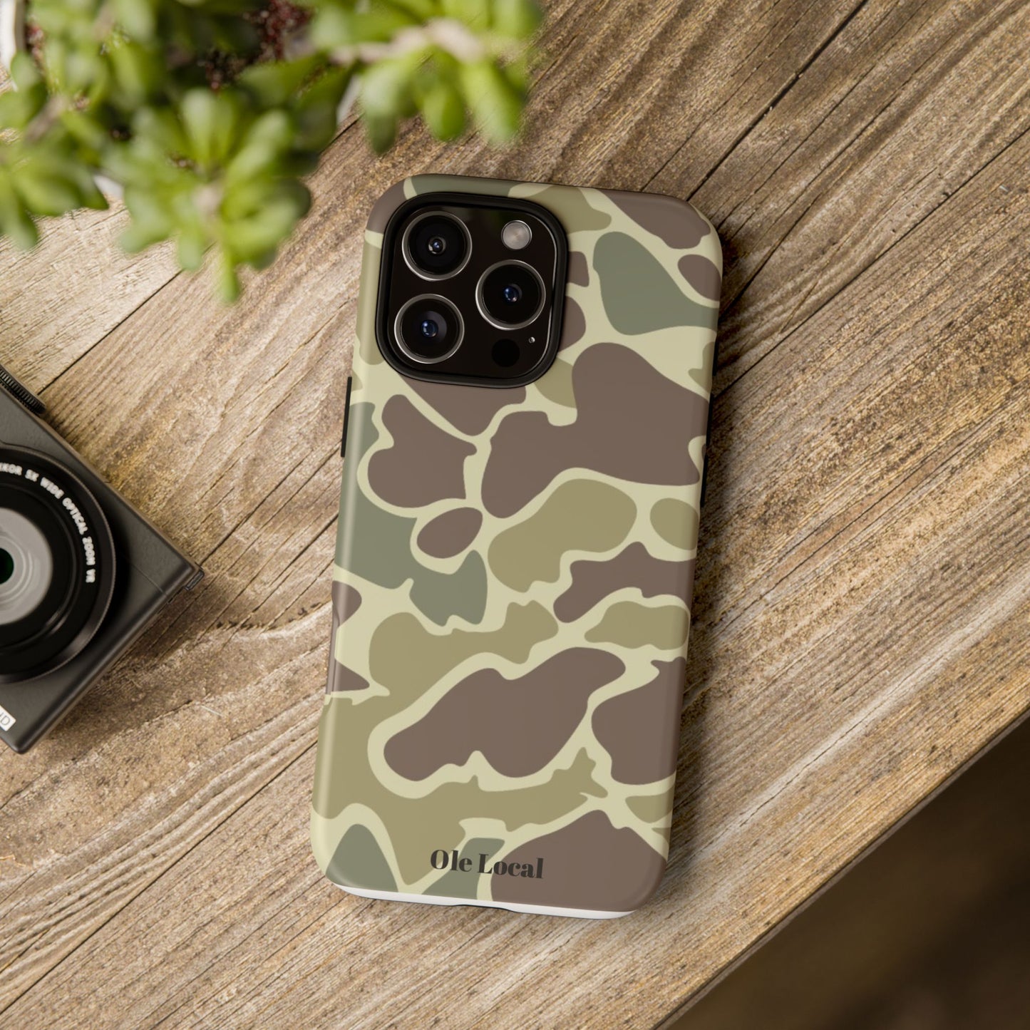 Ole Local Green Duck Camo Phone Case