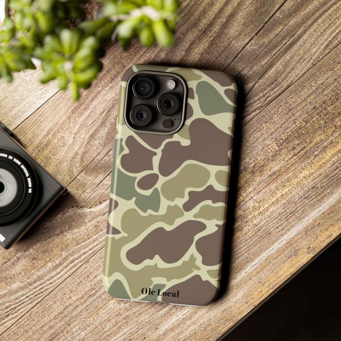 Ole Local Green Duck Camo Phone Case